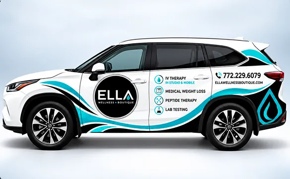 ELLA Wellness mobile IV vehicle